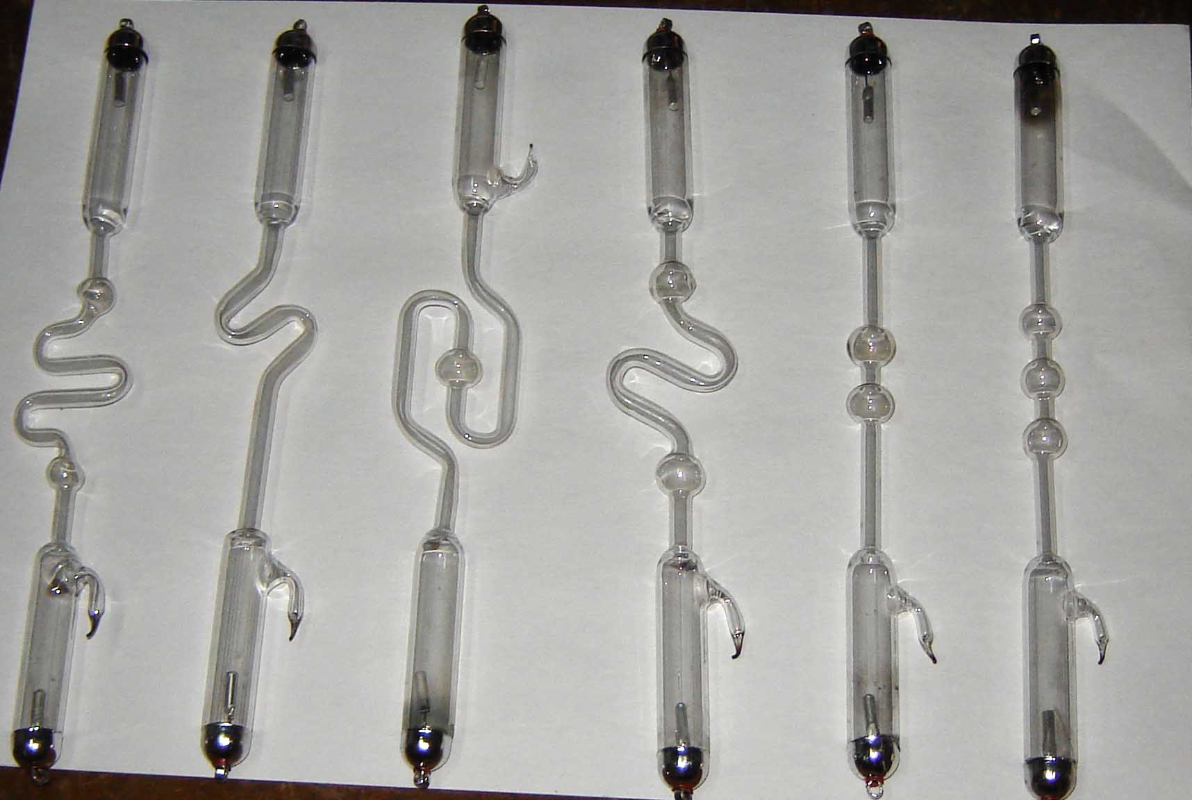 Geissler Tubes Set Of 6